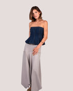 Falda Olivia Plateada