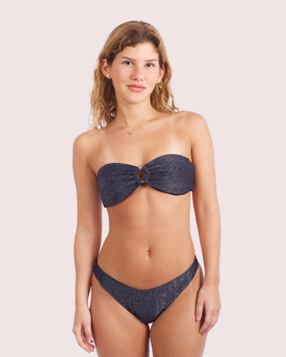 Vera Negro Brilloso Bottom