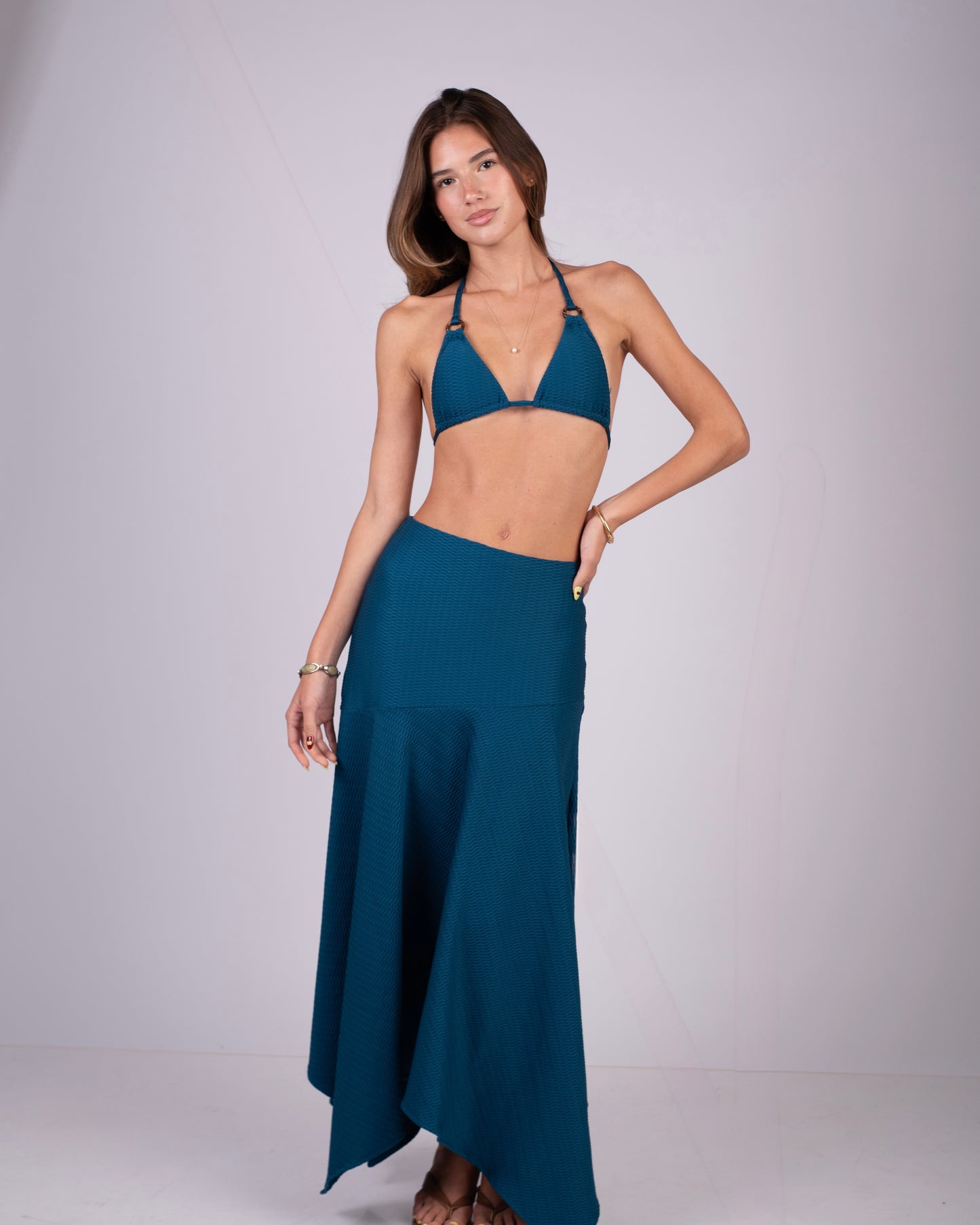 Falda Olivia Cobalto