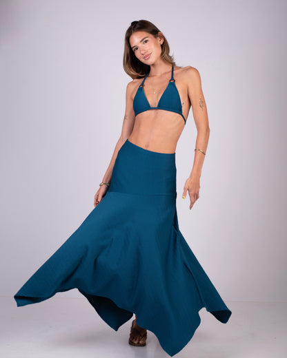 Falda Olivia Cobalto