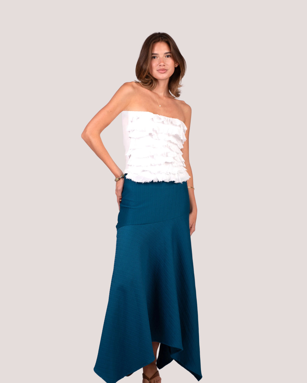 Falda Olivia Cobalto
