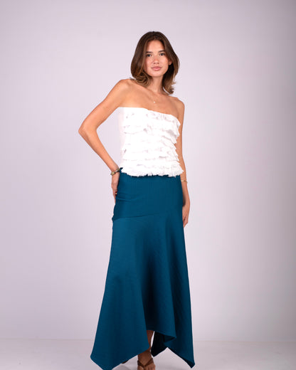 Falda Olivia Cobalto