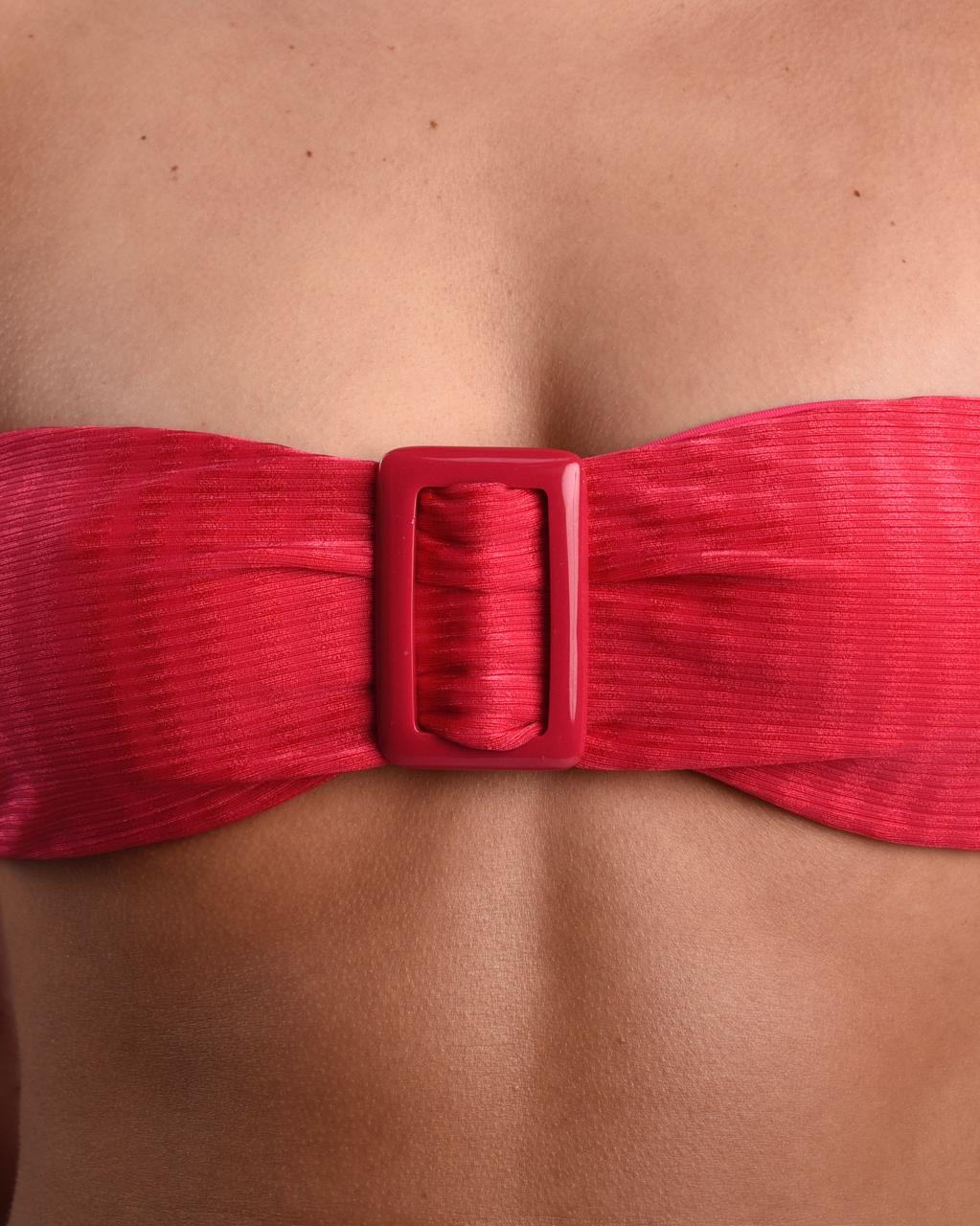 Flavia Rosado Rayas Top